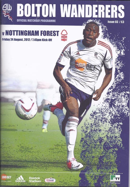 Bolton Wanderers FC v Nottingham Forest FC